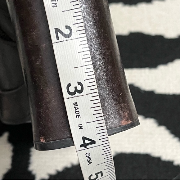 STEVE MADDEN Vintage 90s Shelly Platform Square Toe Boots Size 5.5 - Picture 9 of 12